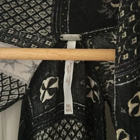 Free people Free People Twilight & Ivory Festival Scarf Print Duster - Picture 6 of 13